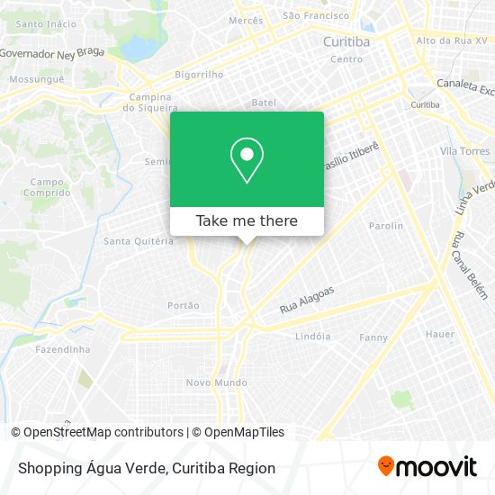 Shopping Água Verde map