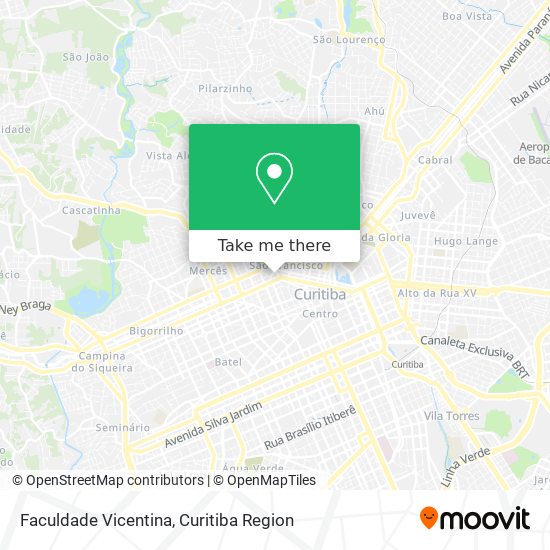 Faculdade Vicentina map