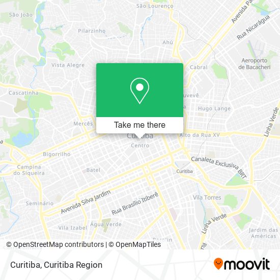 Curitiba map