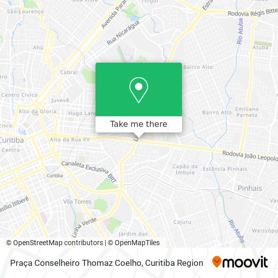 Praça Conselheiro Thomaz Coelho map