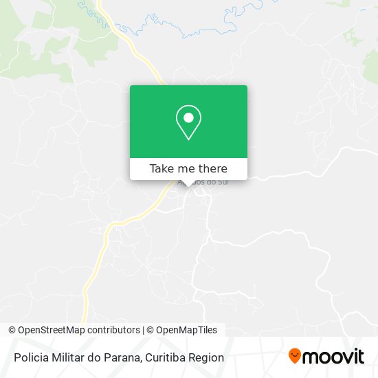 Policia Militar do Parana map
