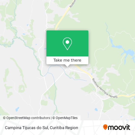 Campina Tijucas do Sul map