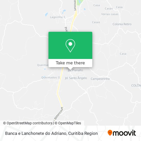 Banca e Lanchonete do Adriano map