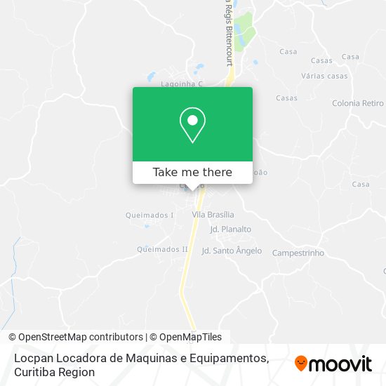Locpan Locadora de Maquinas e Equipamentos map