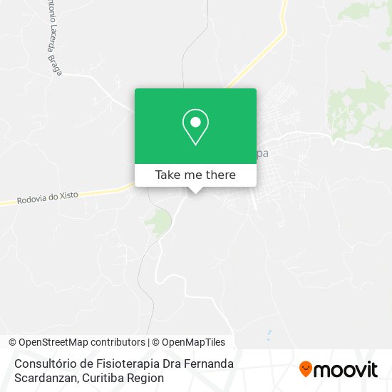 Consultório de Fisioterapia Dra Fernanda Scardanzan map