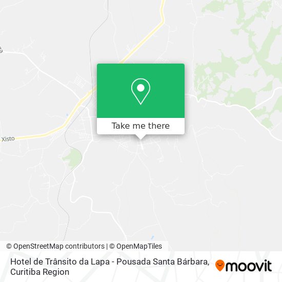 Hotel de Trânsito da Lapa - Pousada Santa Bárbara map