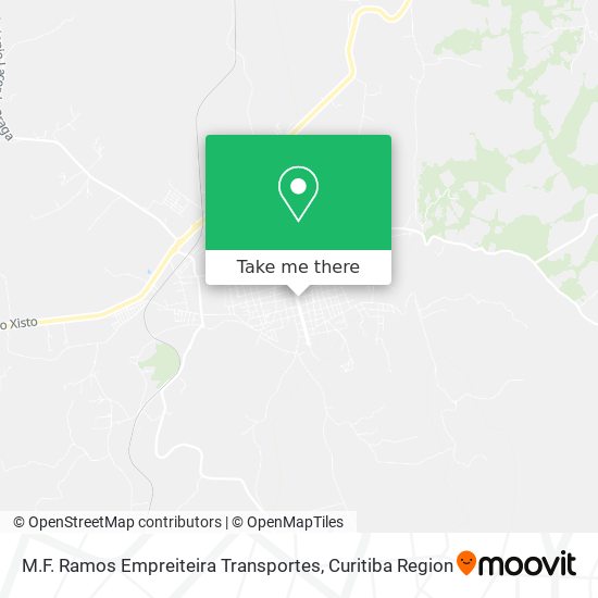 M.F. Ramos Empreiteira Transportes map