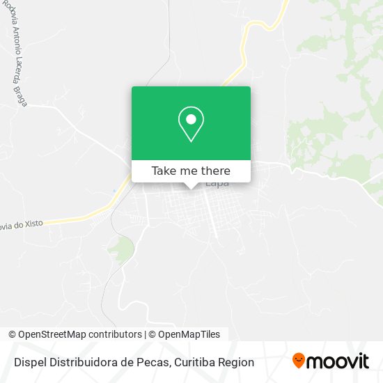 Dispel Distribuidora de Pecas map