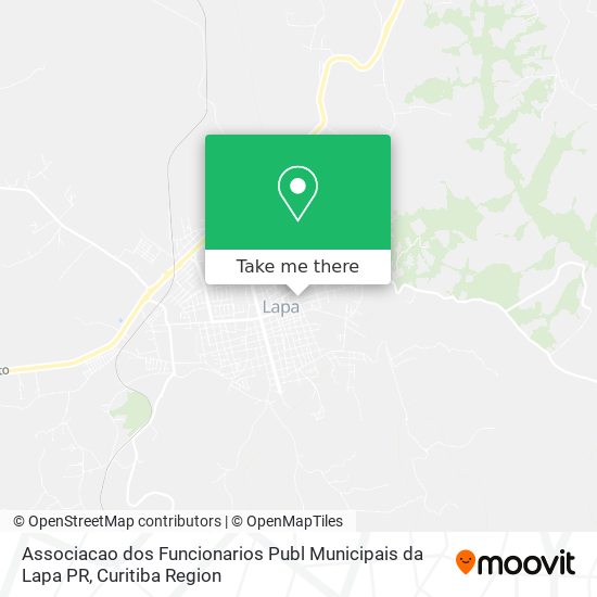 Associacao dos Funcionarios Publ Municipais da Lapa PR map