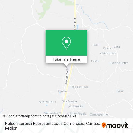 Nelson Lorenzi Representacoes Comerciais map