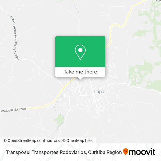Transposul Transportes Rodoviarios map