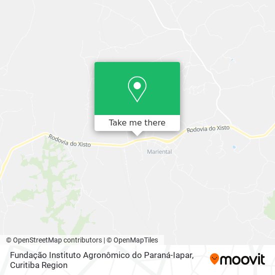 Fundação Instituto Agronômico do Paraná-Iapar map