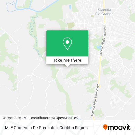 M. F Comercio De Presentes map