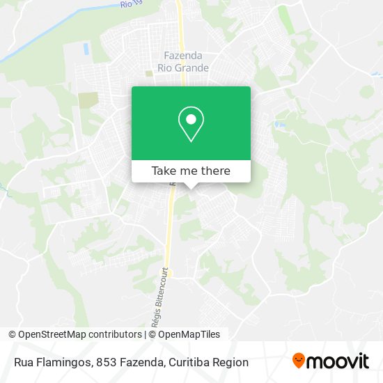 Rua Flamingos, 853 Fazenda map