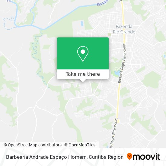 Barbearia Andrade Espaço Homem map