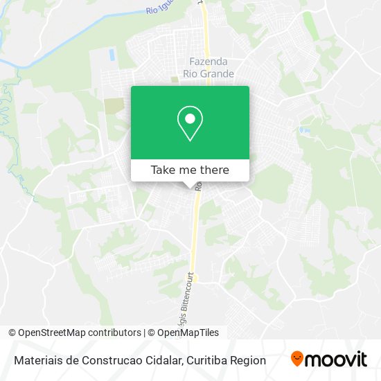 Materiais de Construcao Cidalar map