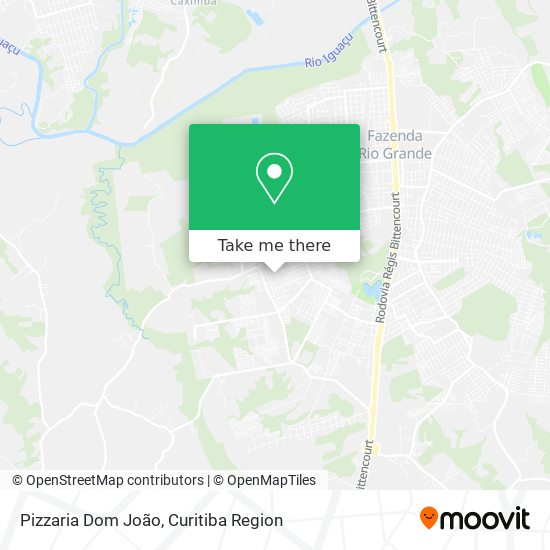 Pizzaria Dom João map