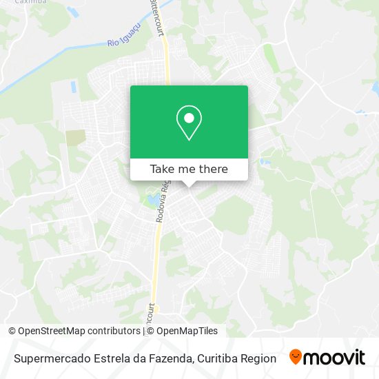 Supermercado Estrela da Fazenda map