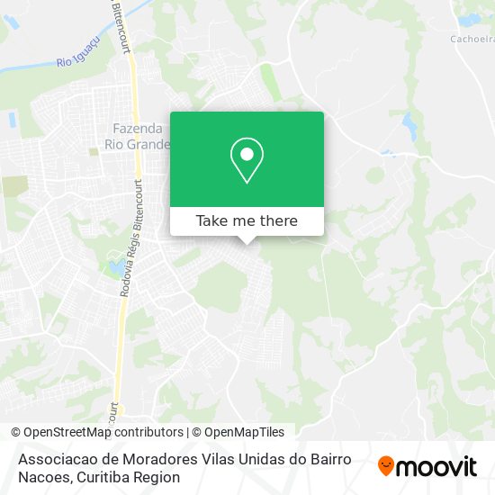 Associacao de Moradores Vilas Unidas do Bairro Nacoes map