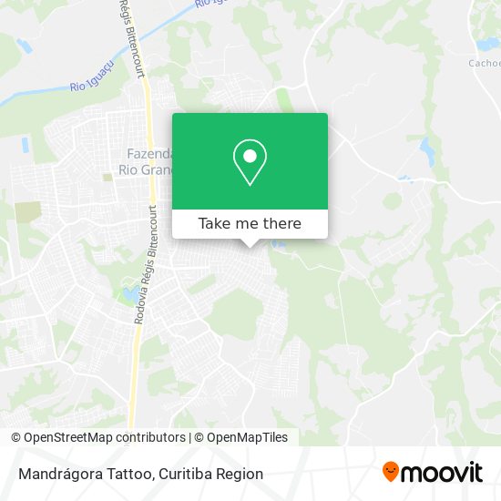 Mandrágora Tattoo map