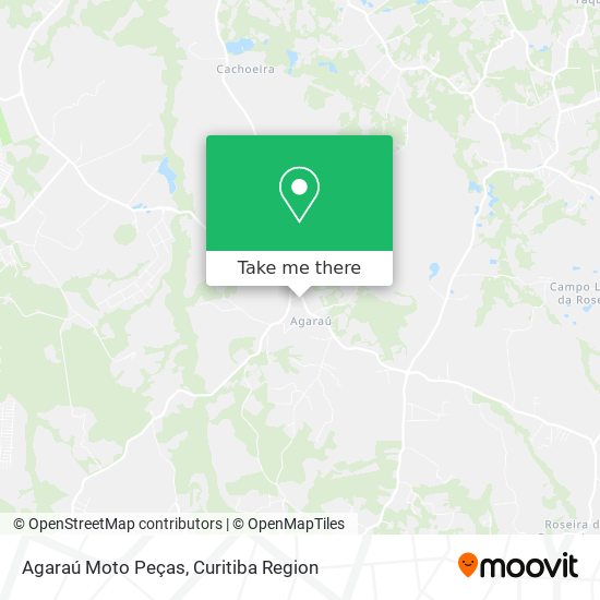 Agaraú Moto Peças map
