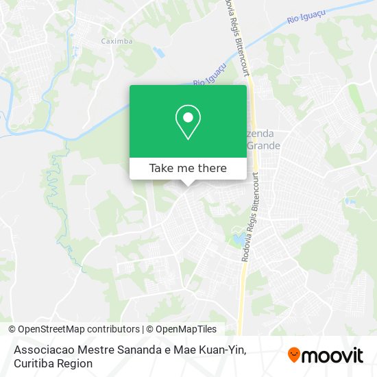 Associacao Mestre Sananda e Mae Kuan-Yin map
