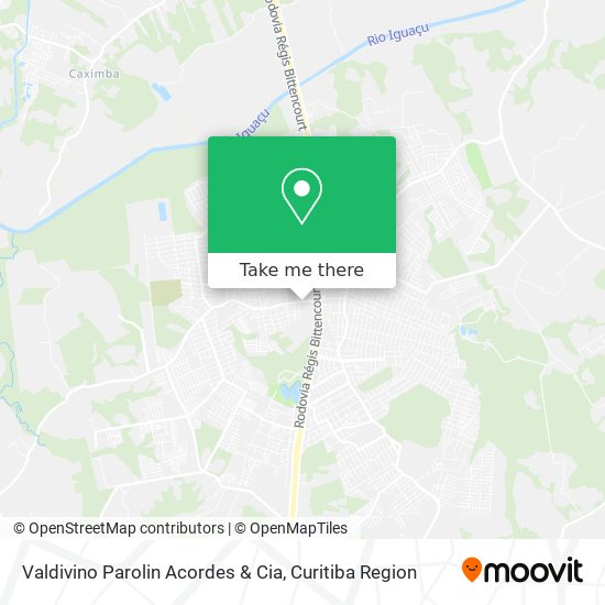 Valdivino Parolin Acordes & Cia map