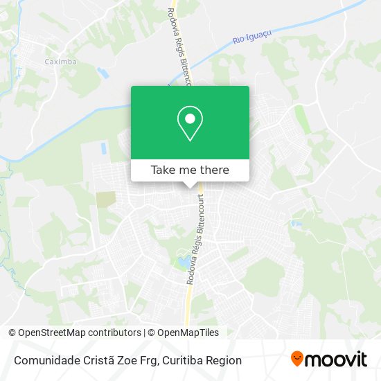 Comunidade Cristã Zoe Frg map