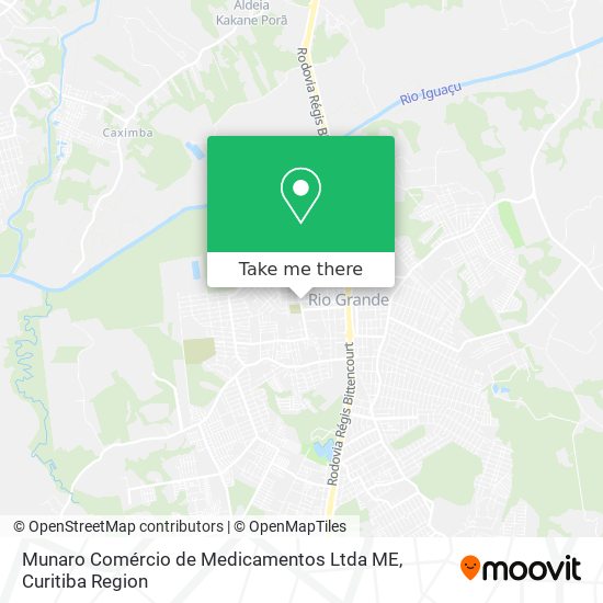 Munaro Comércio de Medicamentos Ltda ME map