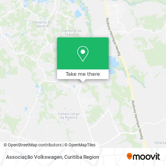 Associação Volkswagen map