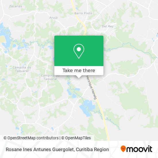 Rosane Ines Antunes Guergolet map
