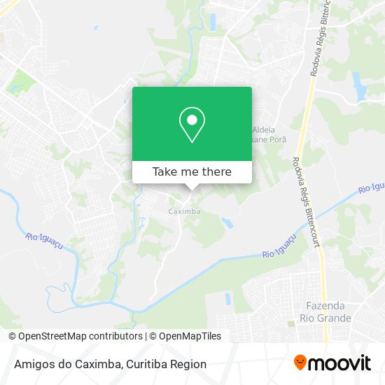 Amigos do Caximba map