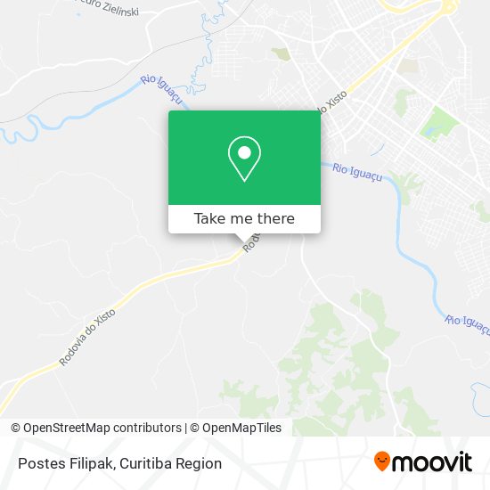 Postes Filipak map