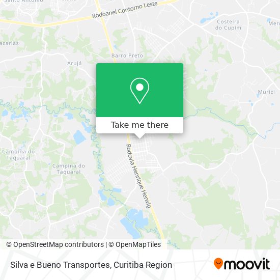 Silva e Bueno Transportes map