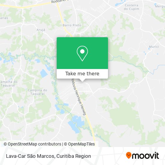 Lava-Car São Marcos map