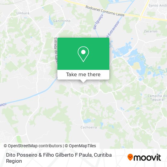 Dito Posseiro & Filho Gilberto F Paula map