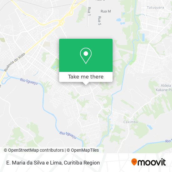 E. Maria da Silva e Lima map