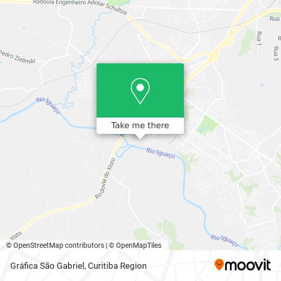 Gráfica São Gabriel map