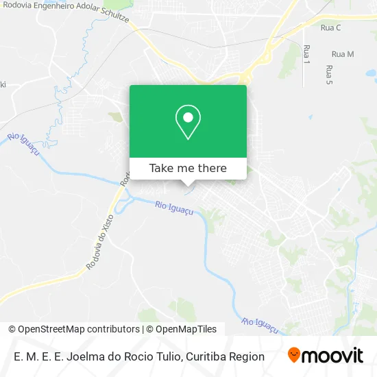 E. M. E. E. Joelma do Rocio Tulio map