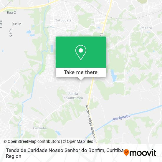 Tenda de Caridade Nosso Senhor do Bonfim map
