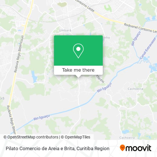 Pilato Comercio de Areia e Brita map