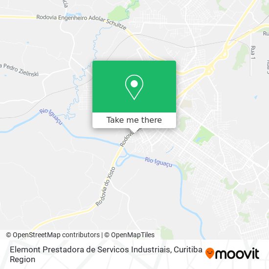 Elemont Prestadora de Servicos Industriais map