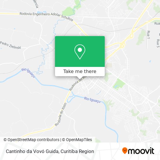 Cantinho da Vovó Guida map