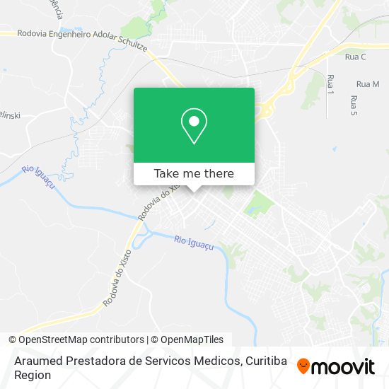Araumed Prestadora de Servicos Medicos map
