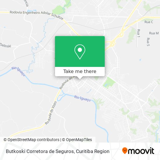 Butkoski Corretora de Seguros map