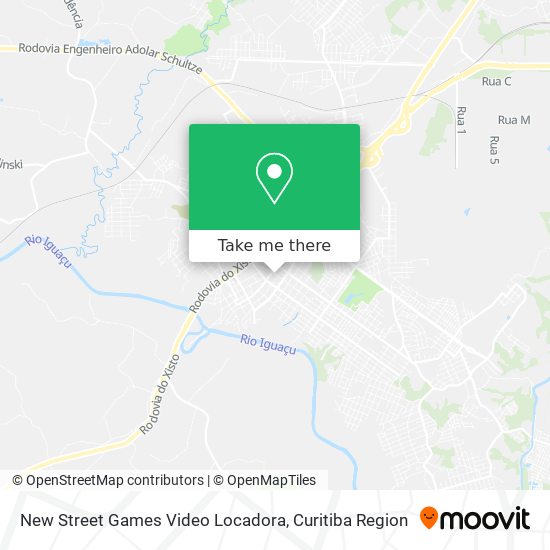 New Street Games Video Locadora map