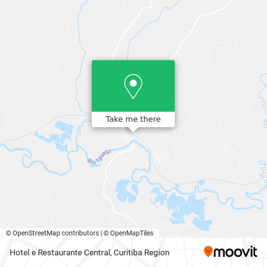 Mapa Hotel e Restaurante Central