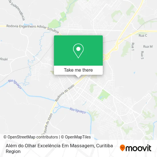 Além do Olhar Excelência Em Massagem map