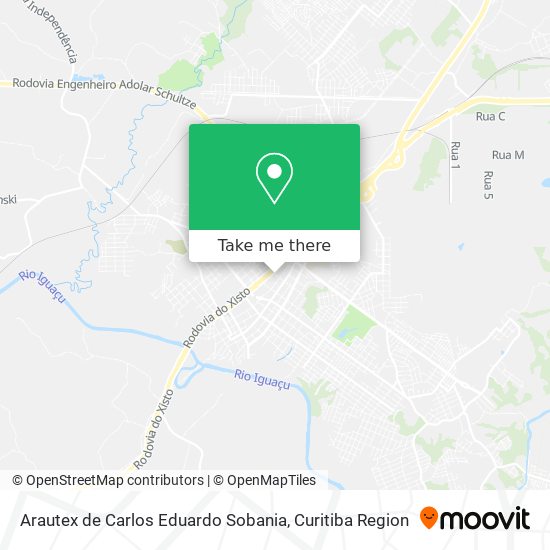 Arautex de Carlos Eduardo Sobania map
