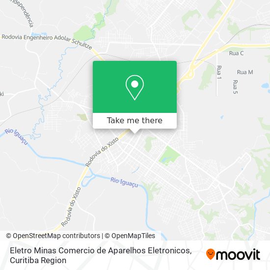 Eletro Minas Comercio de Aparelhos Eletronicos map